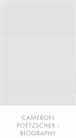 Mobile Screenshot of cameronpoetzscher.com